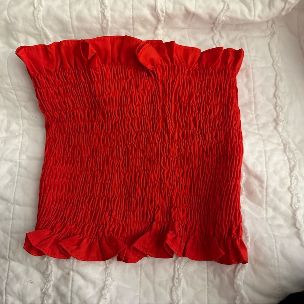Red Crop Top